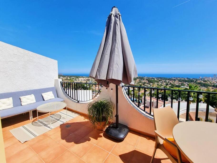 Flamingo Apartment - Imperial Park - Sea View, 6 Pools, Terrace Calp Exterior foto